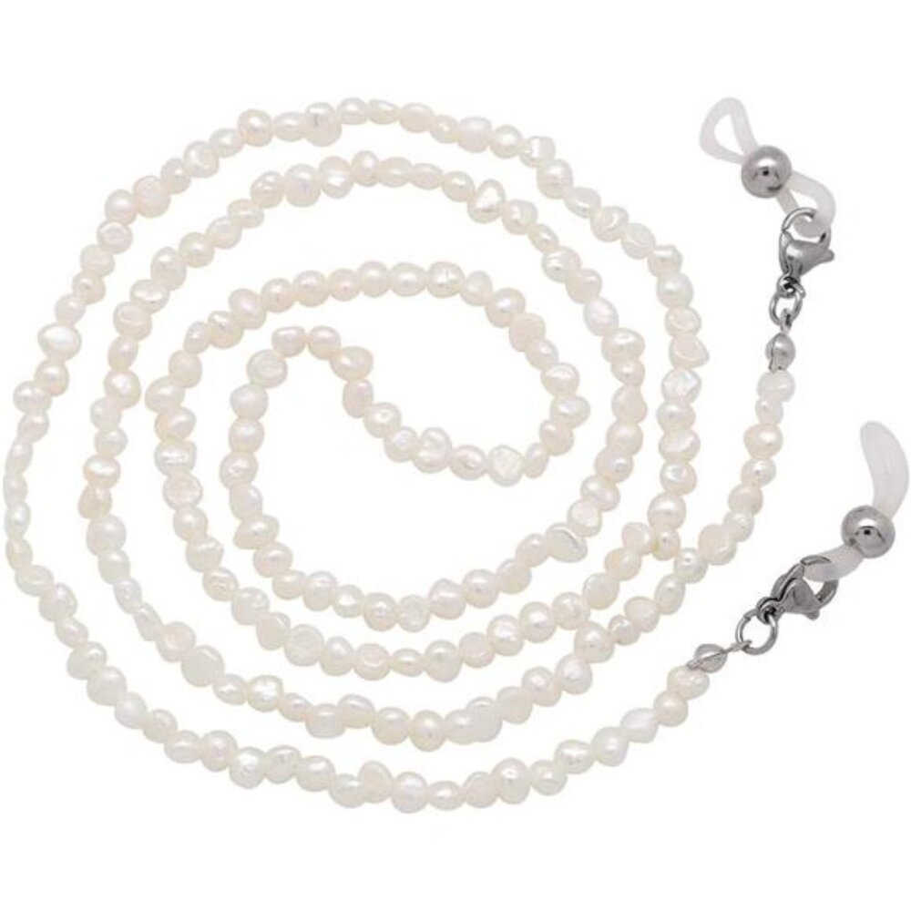 Top Mask Lanyard Chain Face Mask Holder Chain Freshwater Pearl Eyeglasses Chain